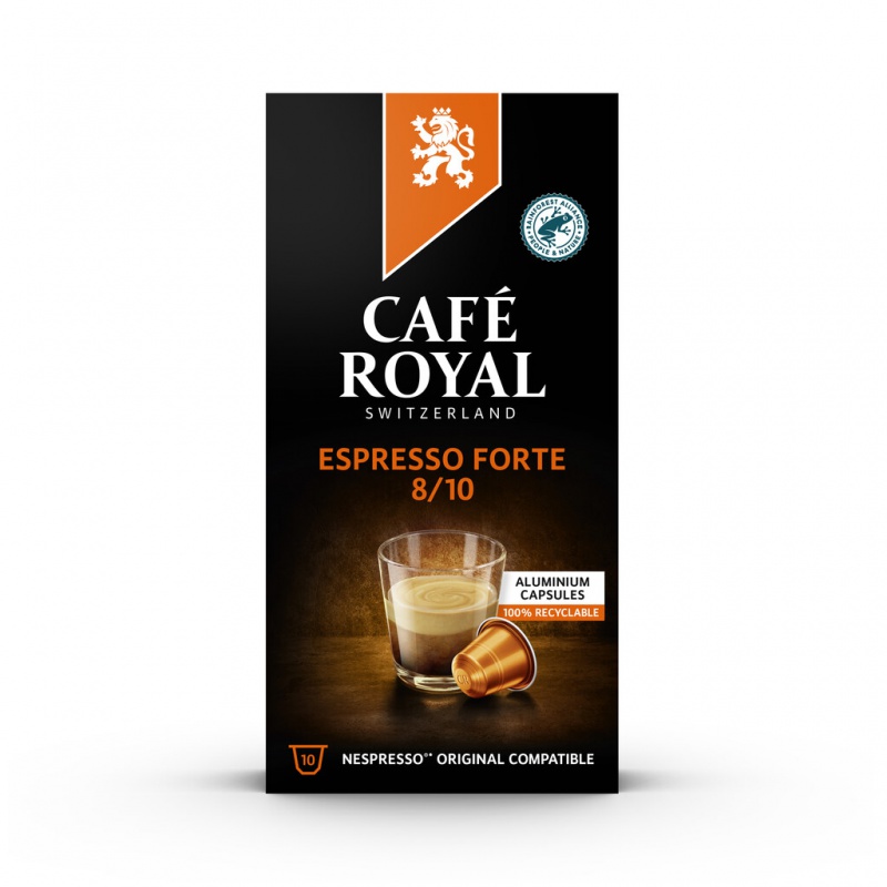 Kapsułki kawowe CAFE ROYAL ESPRESSO FORTE, 10 szt